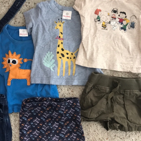 Skirt Hanna Andersson Matching Dress Tee Tights Jacket Lot Set Shirt